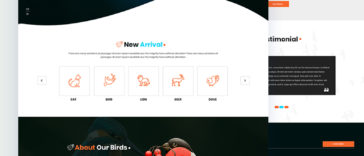 Bird Care PSD Template Free Download