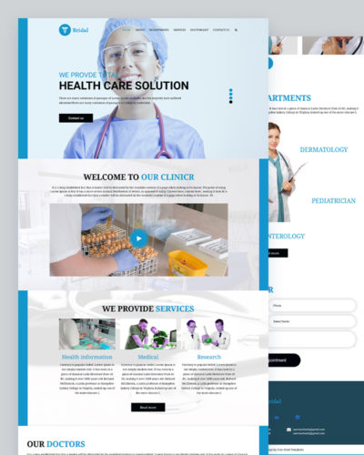 Health Care HTML Template Free