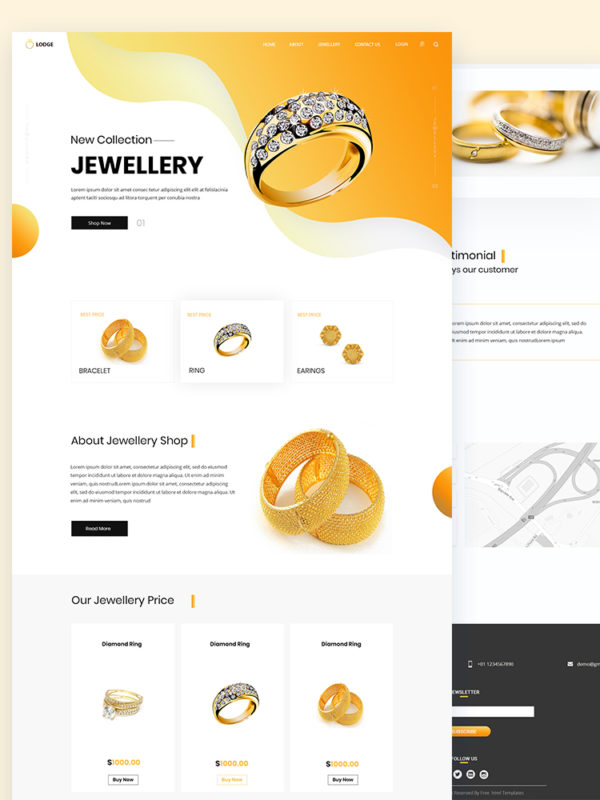 Lodge - Jewellery HTML Template blank - Lodge - Jewellery HTML Template