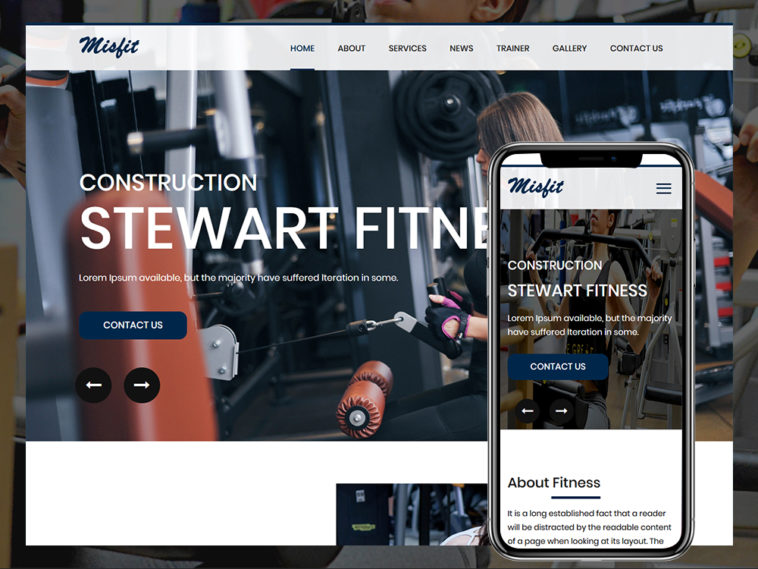 Fitness HTML Template Free Download