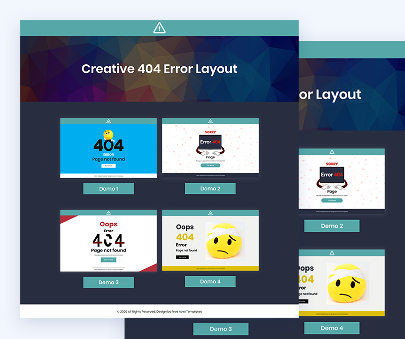 Errore - Error HTML Template
