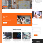 E-Academy - Education Landing Website Template 5 e academy