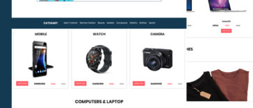 Basic Ecommerce PSD Template Free