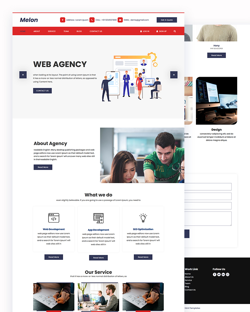 Melon – Web Agency HTML Template