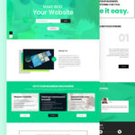 New Website PSD Template Free Download