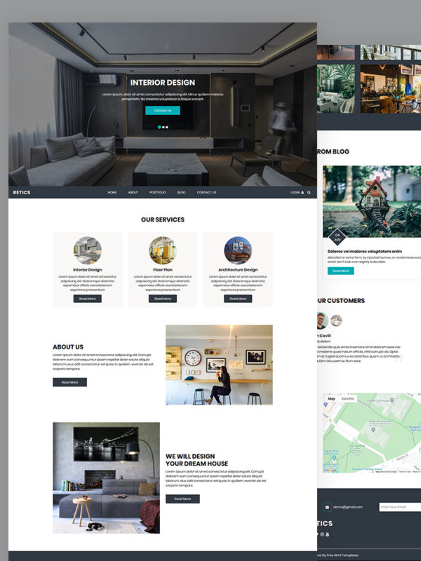Interior and Furniture Templates Free Download