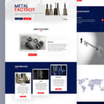Metal Factory PSD Template Free