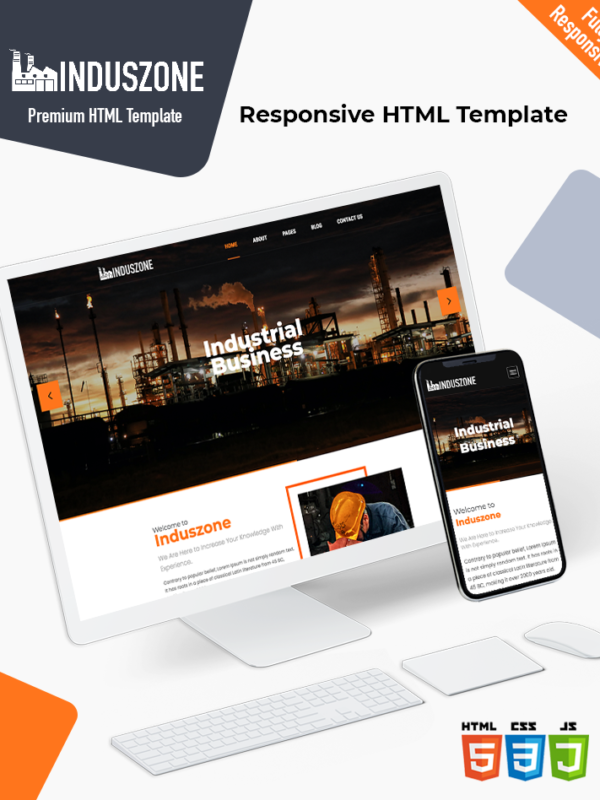 Industrial HTML Templates Free Download