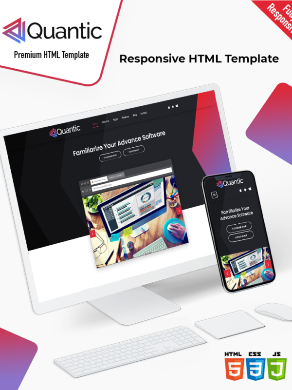 Quantic - Software HTML Template 8 qauntic