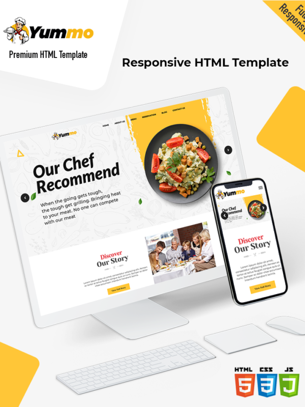 Yummo - Restaurant Website Template 10 yummo
