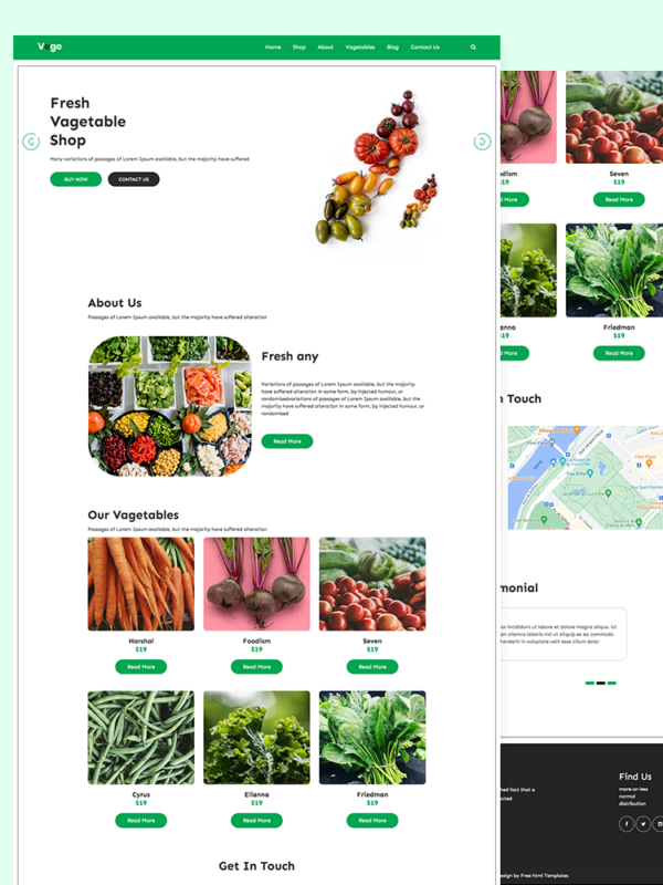 Vege – Fresh Vegetable Shop Template 5 vege