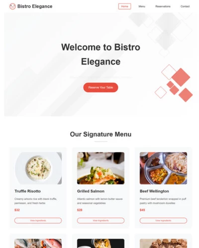 bistro template